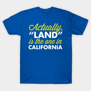 Land is in Cali T-Shirt